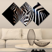 Conjunto Decorativo MDF Multicolor 4 Peças - Impressão UV Premium para Parede