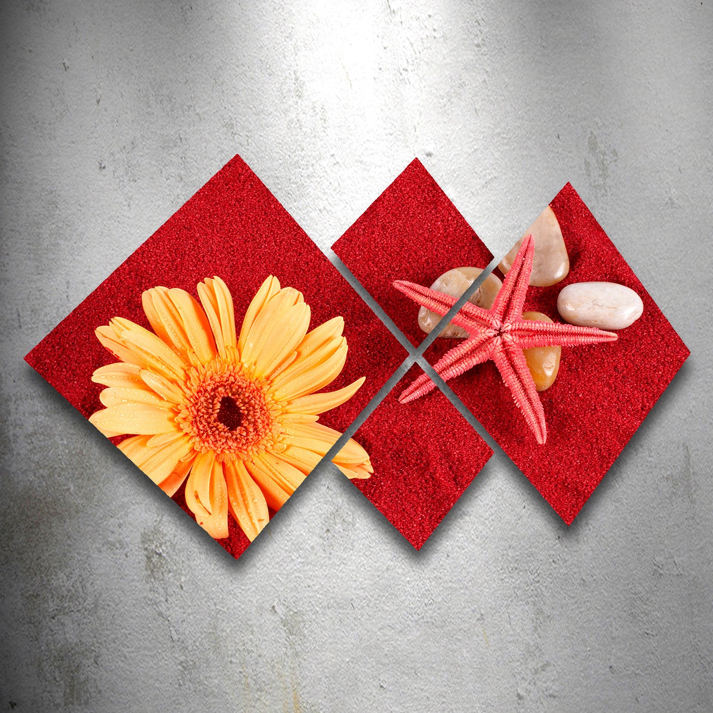 Conjunto Decorativo MDF Multicolor 4 Peças - Impressão UV Premium para Parede