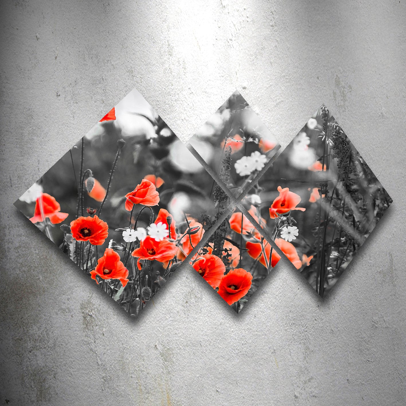 Conjunto Decorativo MDF Multicolor 4 Peças - Impressão UV Premium para Parede