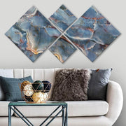 Conjunto Decorativo MDF Multicolor 4 Peças - Impressão UV Premium para Parede