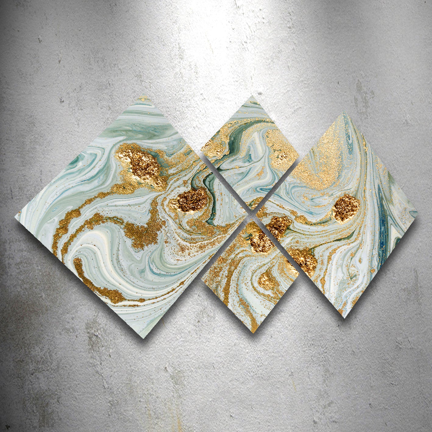 Conjunto Decorativo MDF Multicolor 4 Peças - Impressão UV Premium para Parede