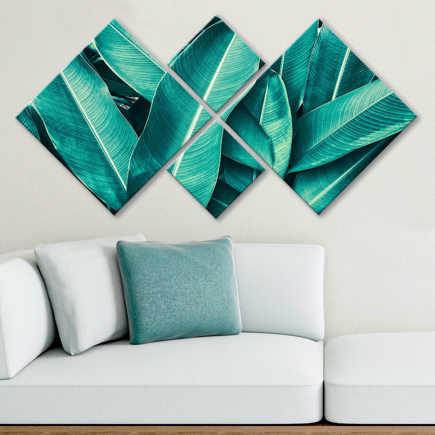 Conjunto Decorativo MDF Multicolor 4 Peças - Impressão UV Premium para Parede