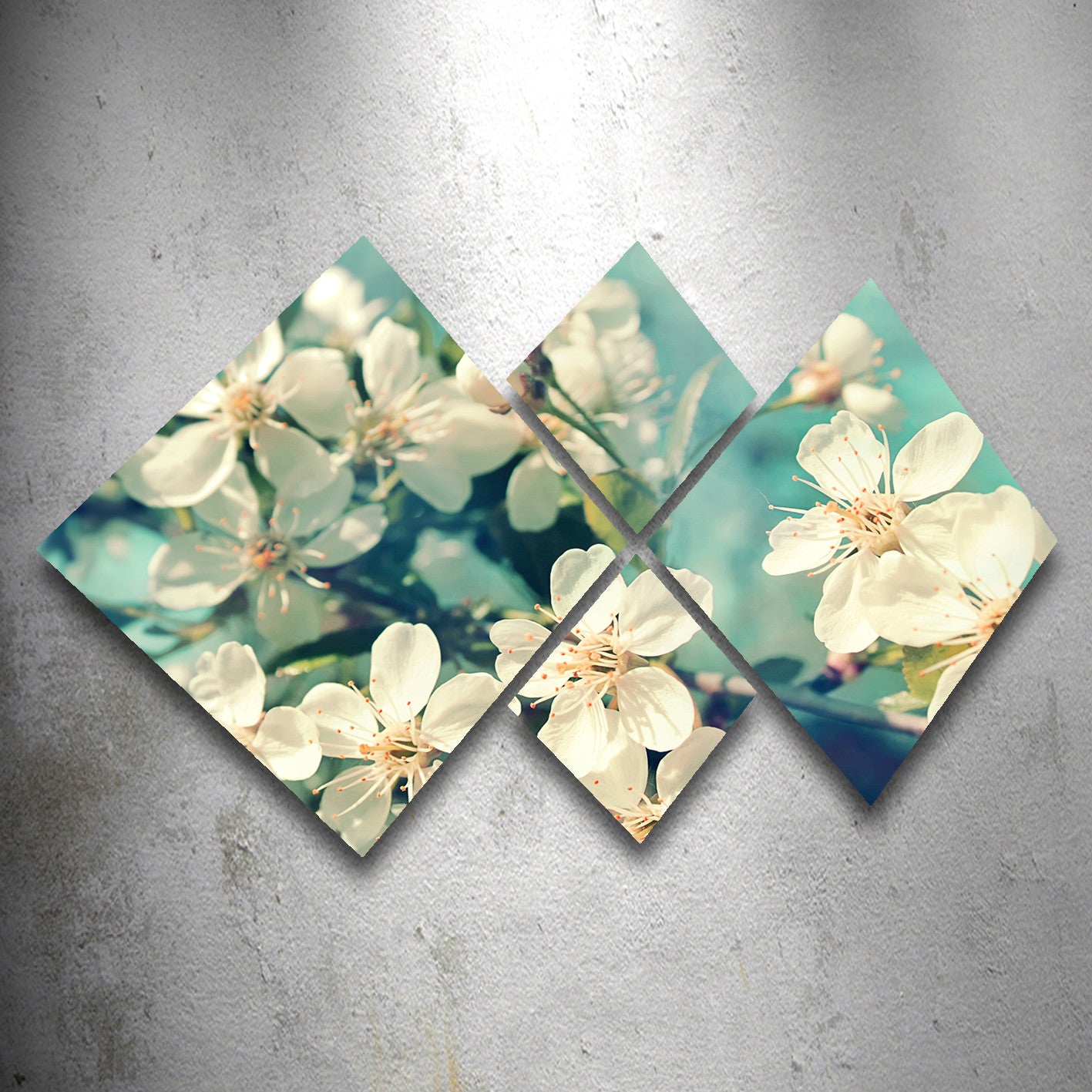 Conjunto Decorativo MDF Multicolor 4 Peças - Impressão UV Premium para Parede