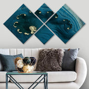 Conjunto Decorativo MDF Multicolor 4 Peças - Impressão UV Premium para Parede