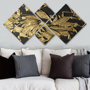 Conjunto Decorativo MDF Multicolor 4 Peças - Impressão UV Premium para Parede