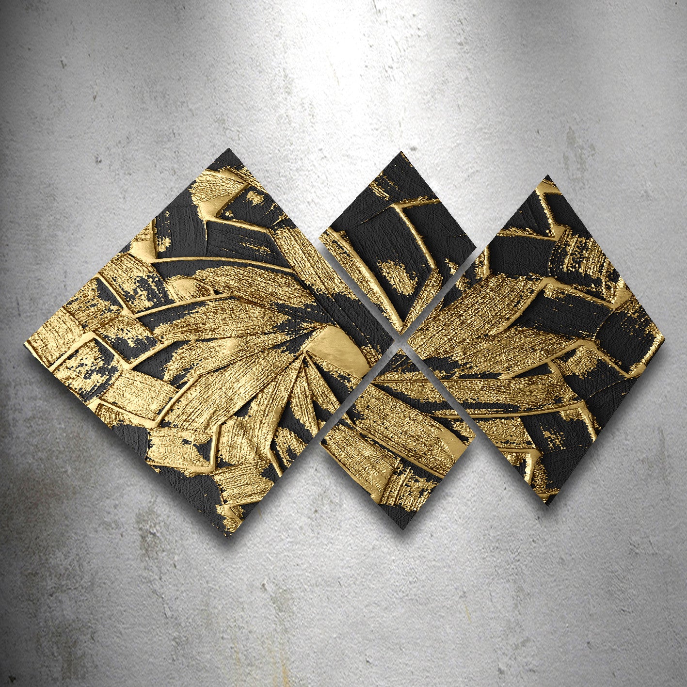 Conjunto Decorativo MDF Multicolor 4 Peças - Impressão UV Premium para Parede