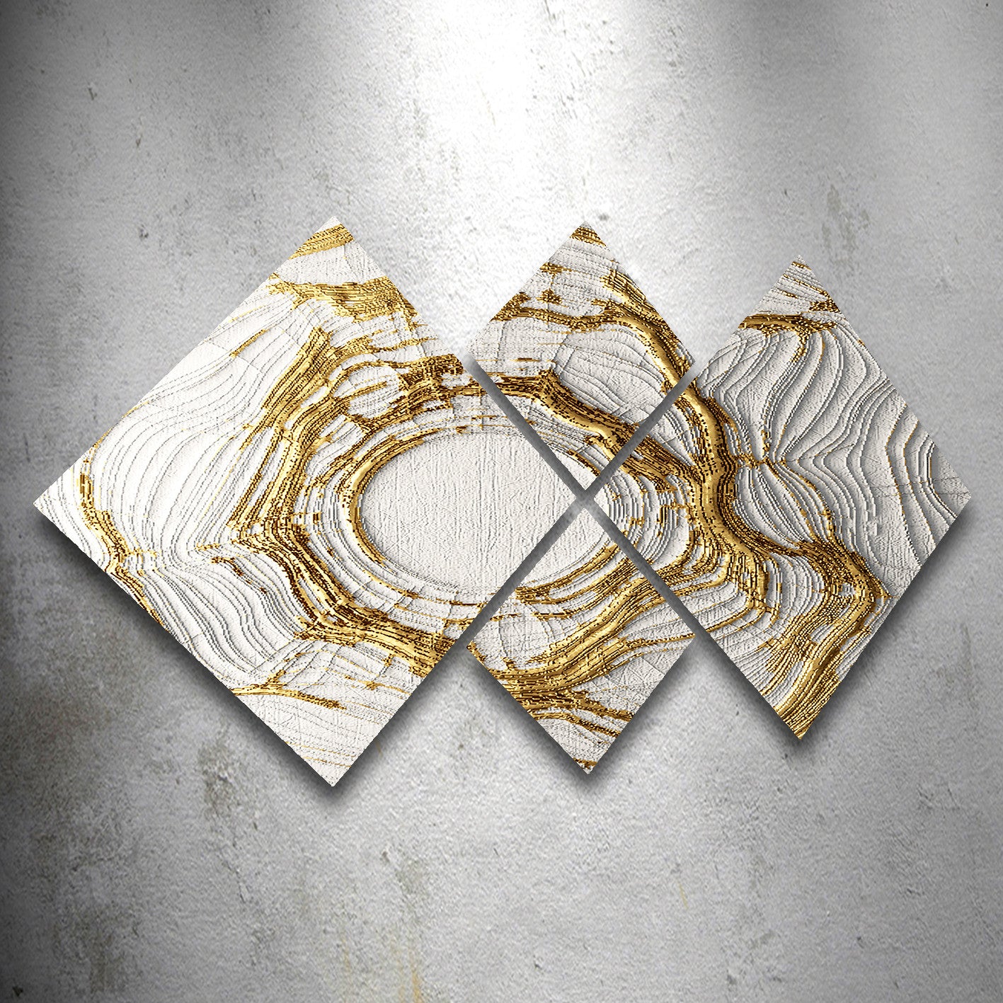 Conjunto Decorativo MDF Multicolor 4 Peças - Impressão UV Premium para Parede