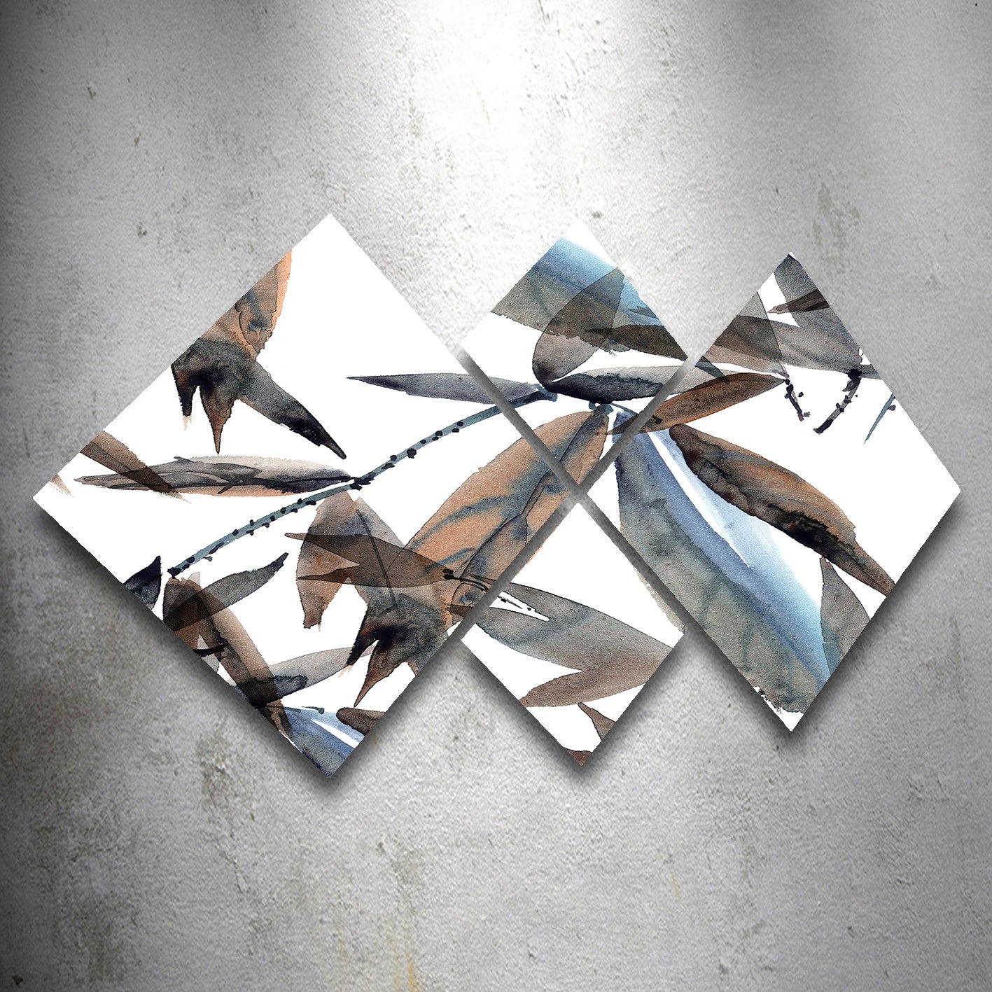 Conjunto Decorativo MDF Multicolor 4 Peças - Impressão UV Premium para Parede