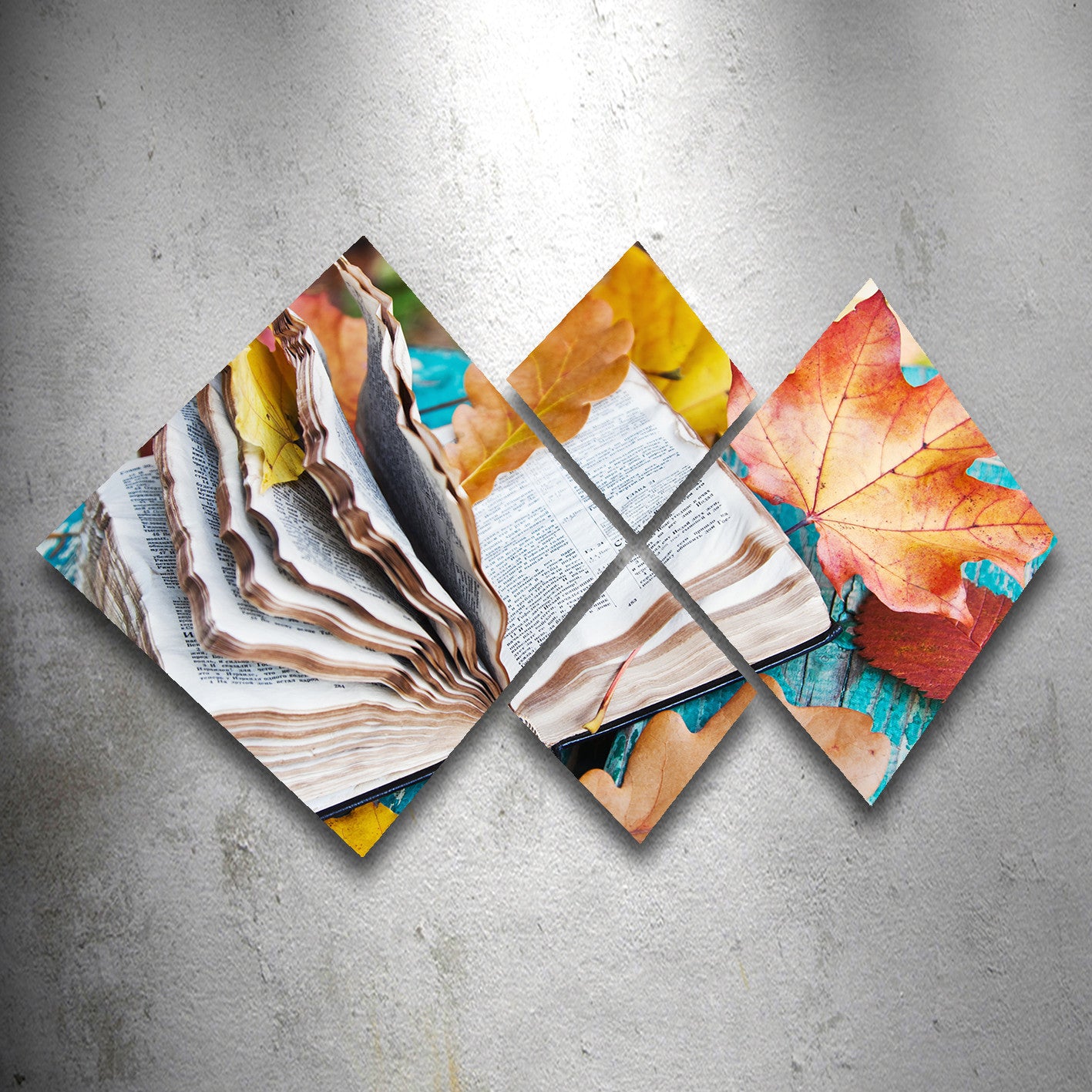 Conjunto Decorativo MDF Multicolor 4 Peças - Impressão UV Premium para Parede