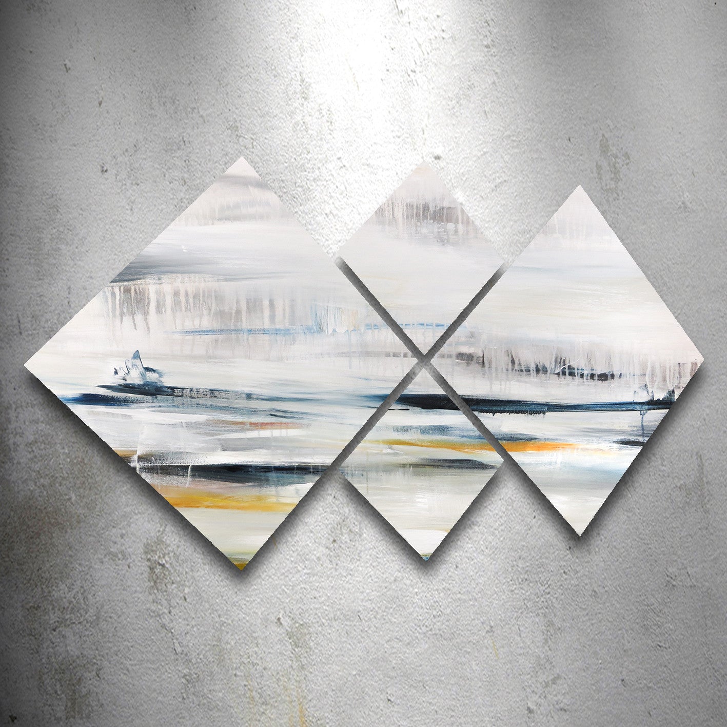 Conjunto Decorativo MDF Multicolor 4 Peças - Impressão UV Premium para Parede