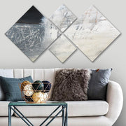 Conjunto Decorativo MDF Multicolor 4 Peças - Impressão UV Premium para Parede