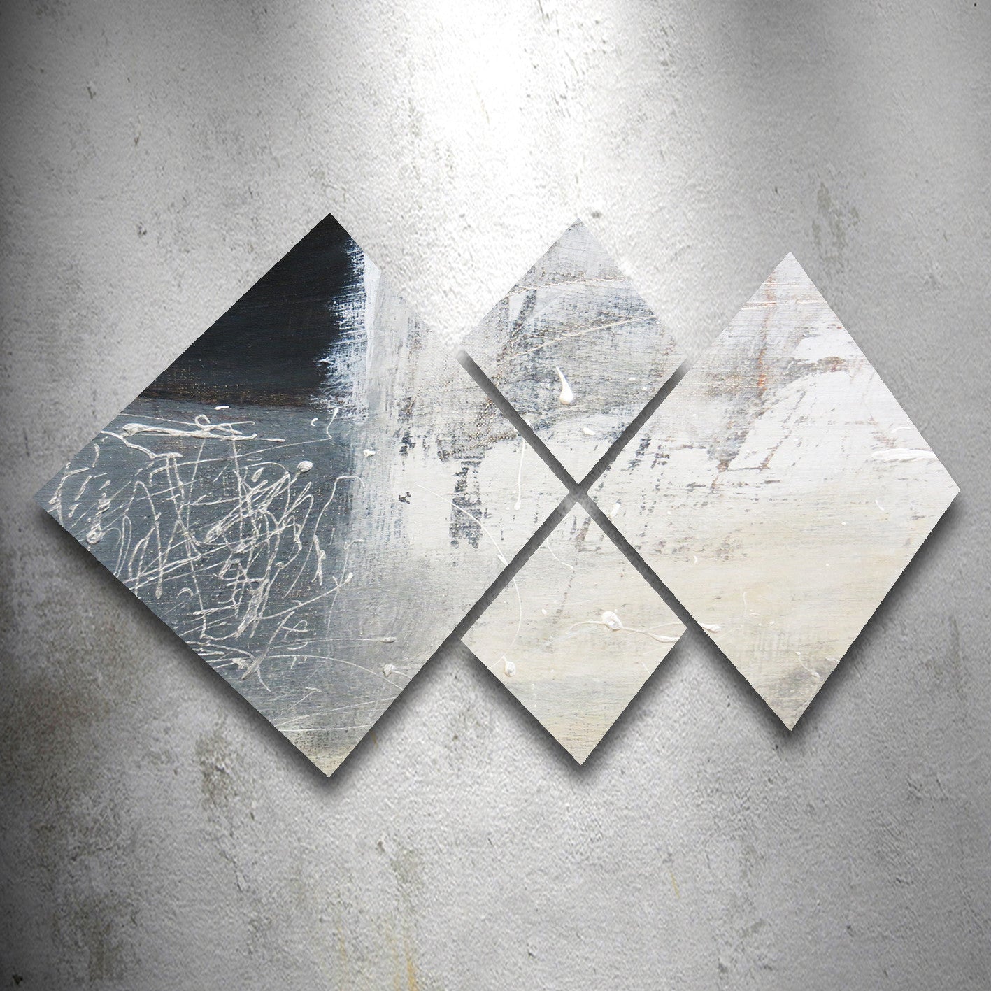 Conjunto Decorativo MDF Multicolor 4 Peças - Impressão UV Premium para Parede