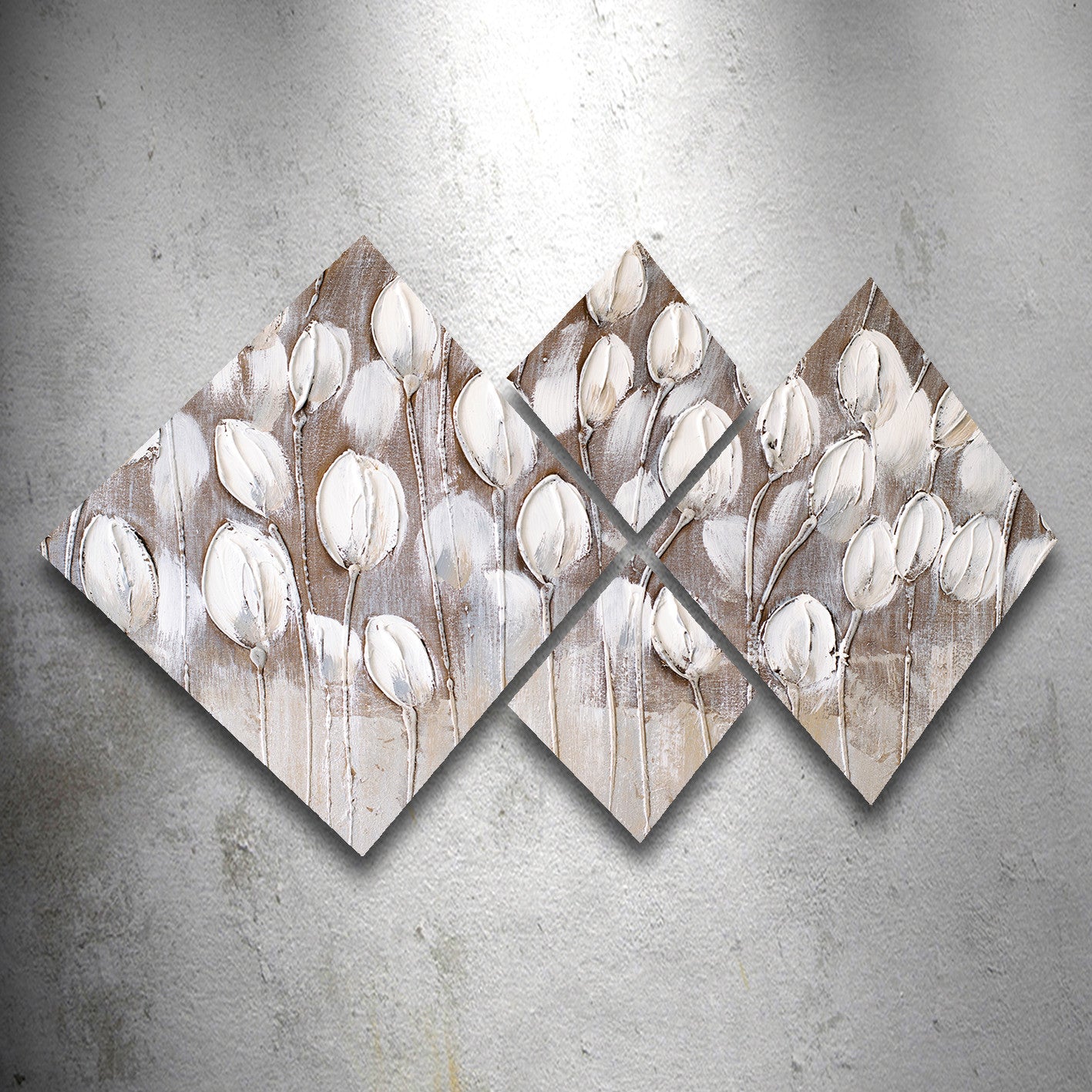 Conjunto Decorativo MDF Multicolor 4 Peças - Impressão UV Premium para Parede