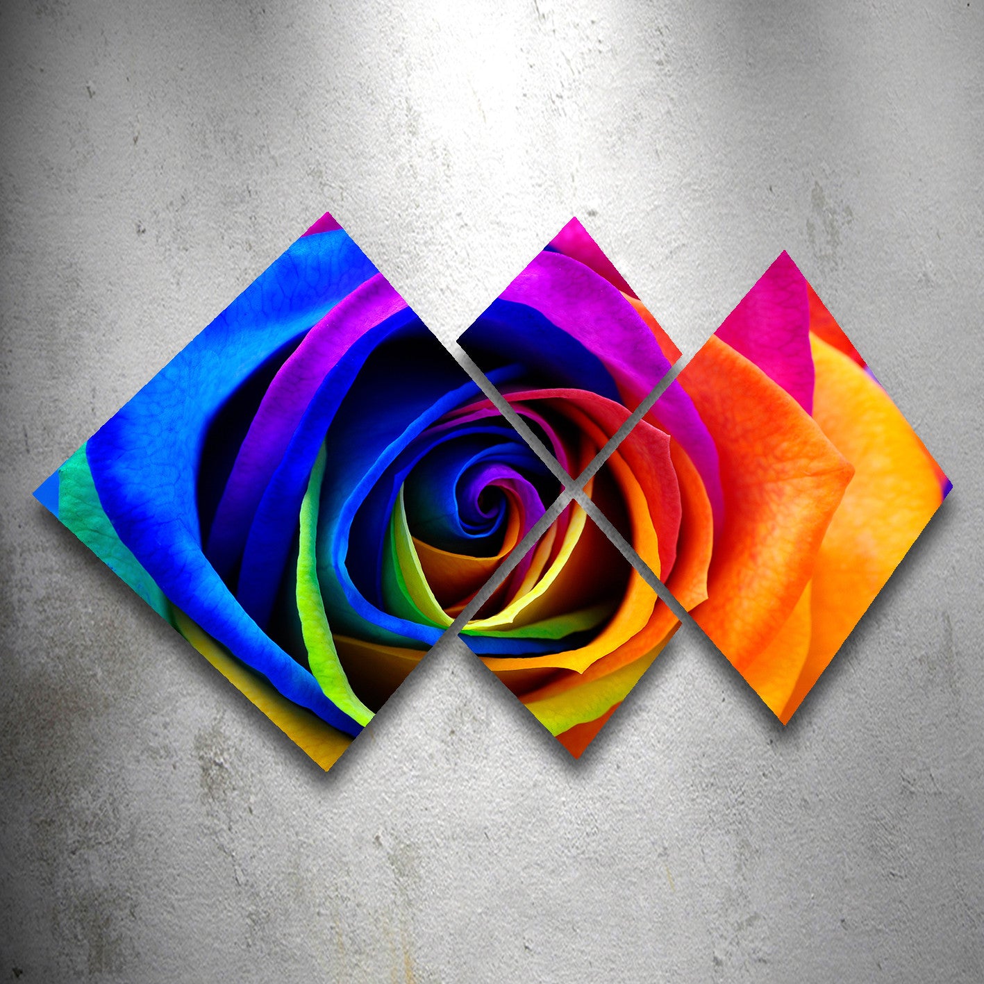 Conjunto Decorativo MDF Multicolor 4 Peças - Impressão UV Premium para Parede