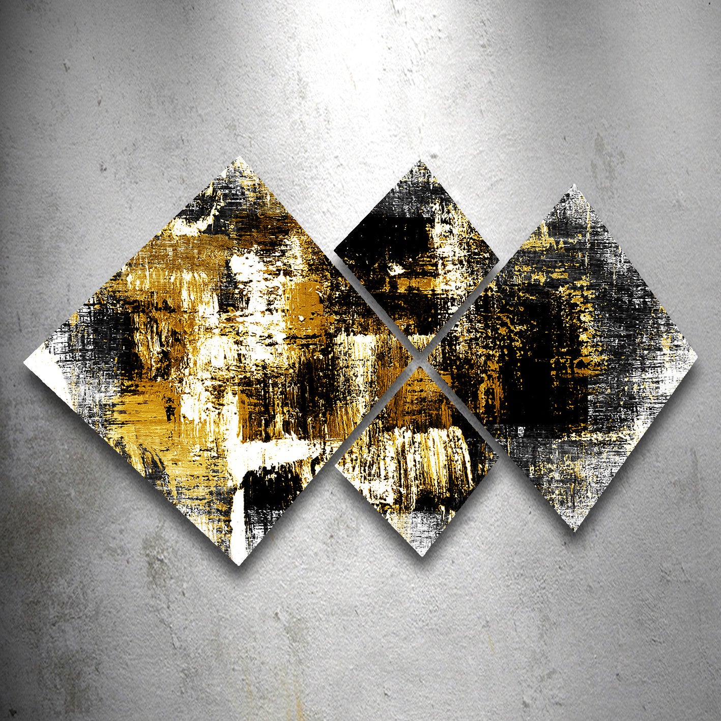 Conjunto Decorativo MDF Multicolor 4 Peças - Impressão UV Premium para Parede