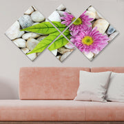 Conjunto Decorativo MDF Multicolor 4 Peças - Impressão UV Premium para Parede