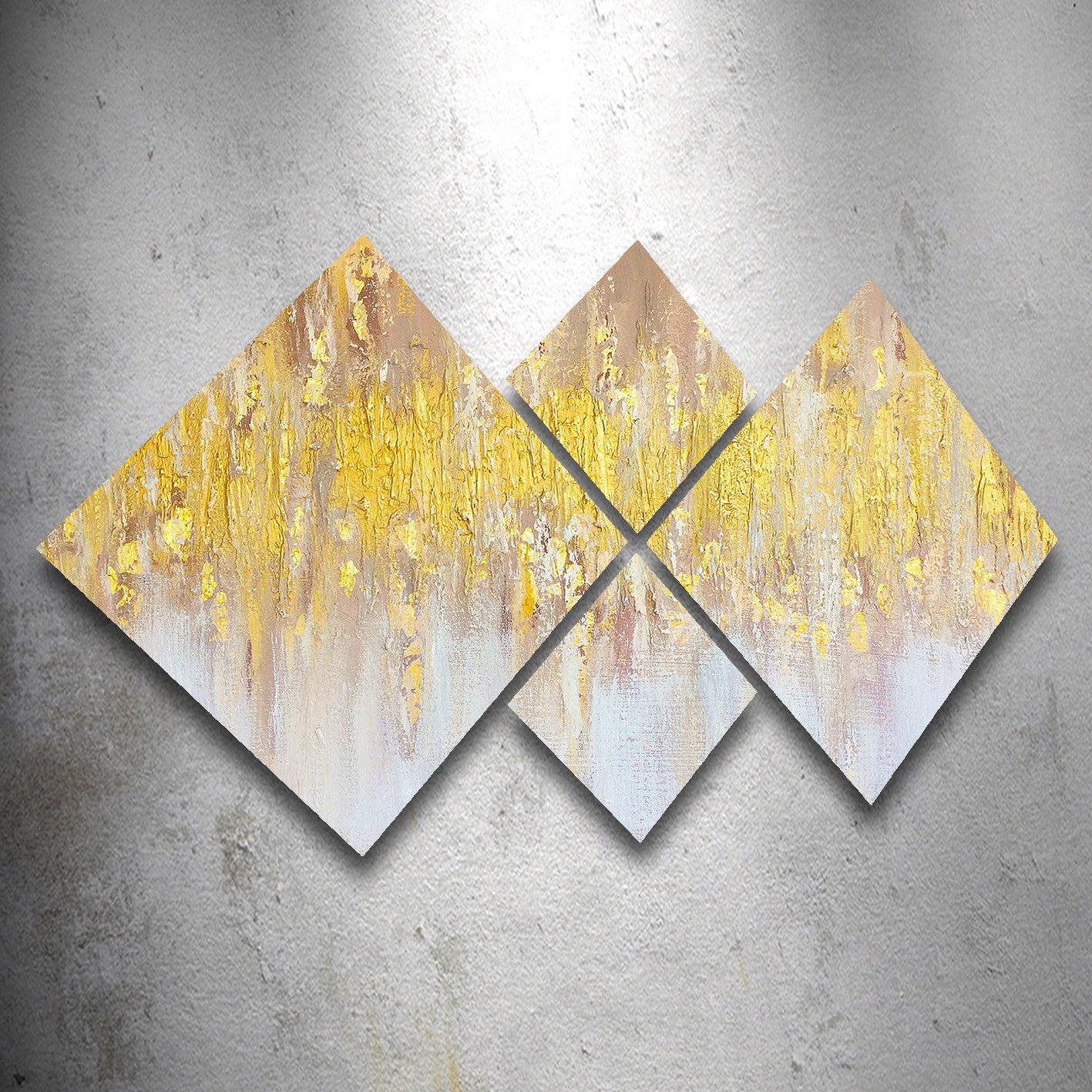 Conjunto Decorativo MDF Multicolor 4 Peças - Impressão UV Premium para Parede