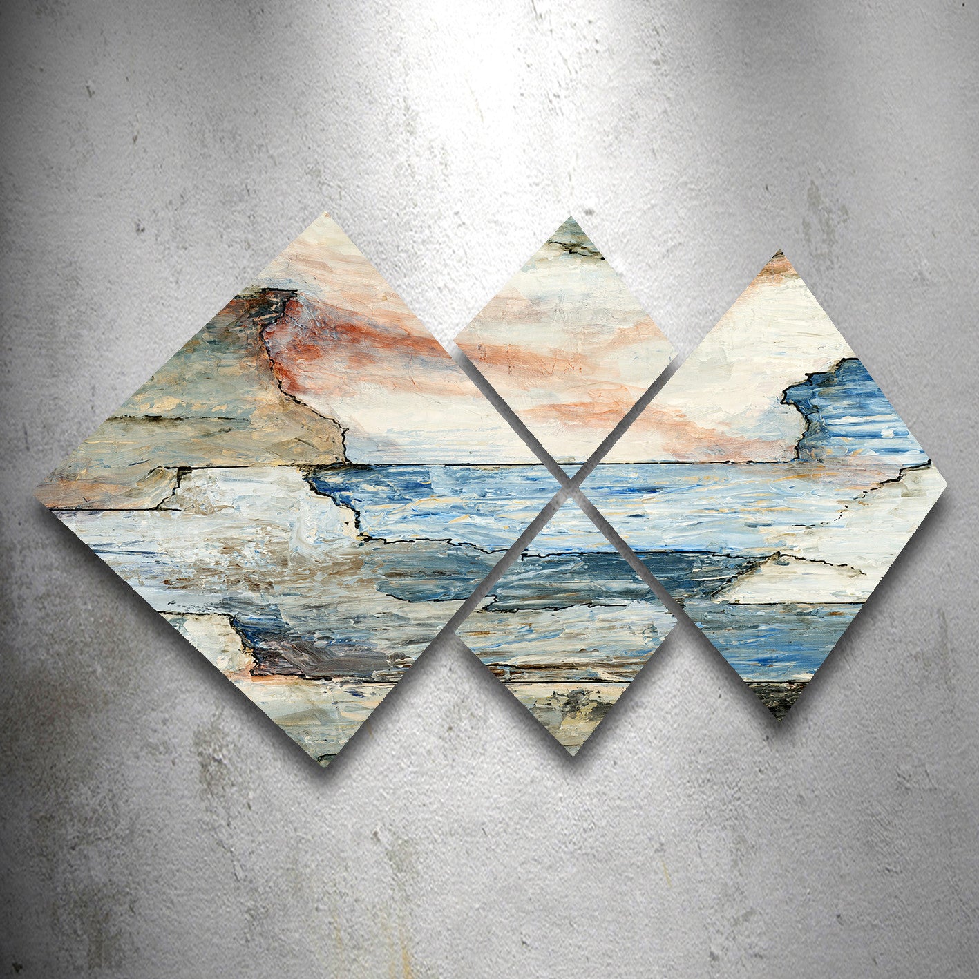 Conjunto Decorativo MDF Multicolor 4 Peças - Impressão UV Premium para Parede