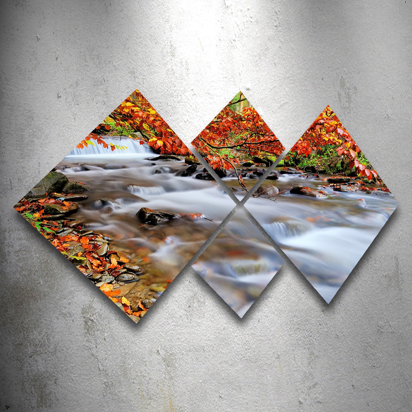 Conjunto Decorativo MDF Multicolor 4 Peças - Impressão UV Premium para Parede