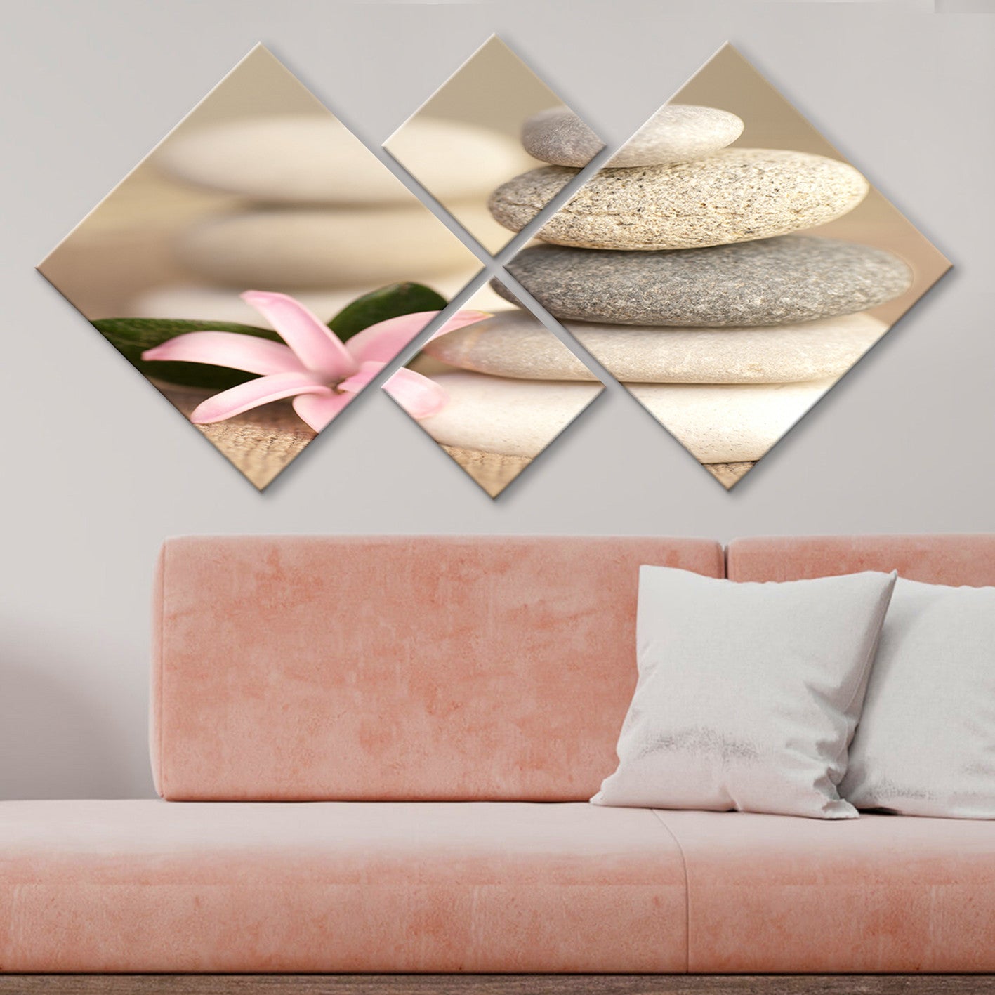 Conjunto Decorativo MDF Multicolor 4 Peças - Impressão UV Premium para Parede