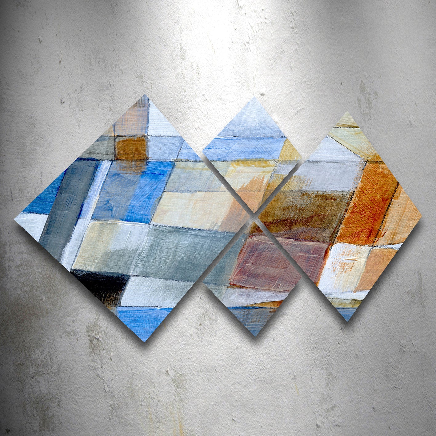 Conjunto Decorativo MDF Multicolor 4 Peças - Impressão UV Premium para Parede