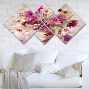 Conjunto Decorativo MDF Multicolor 4 Peças - Impressão UV Premium para Parede