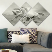 Conjunto Decorativo MDF Multicolor 4 Peças - Impressão UV Premium para Parede