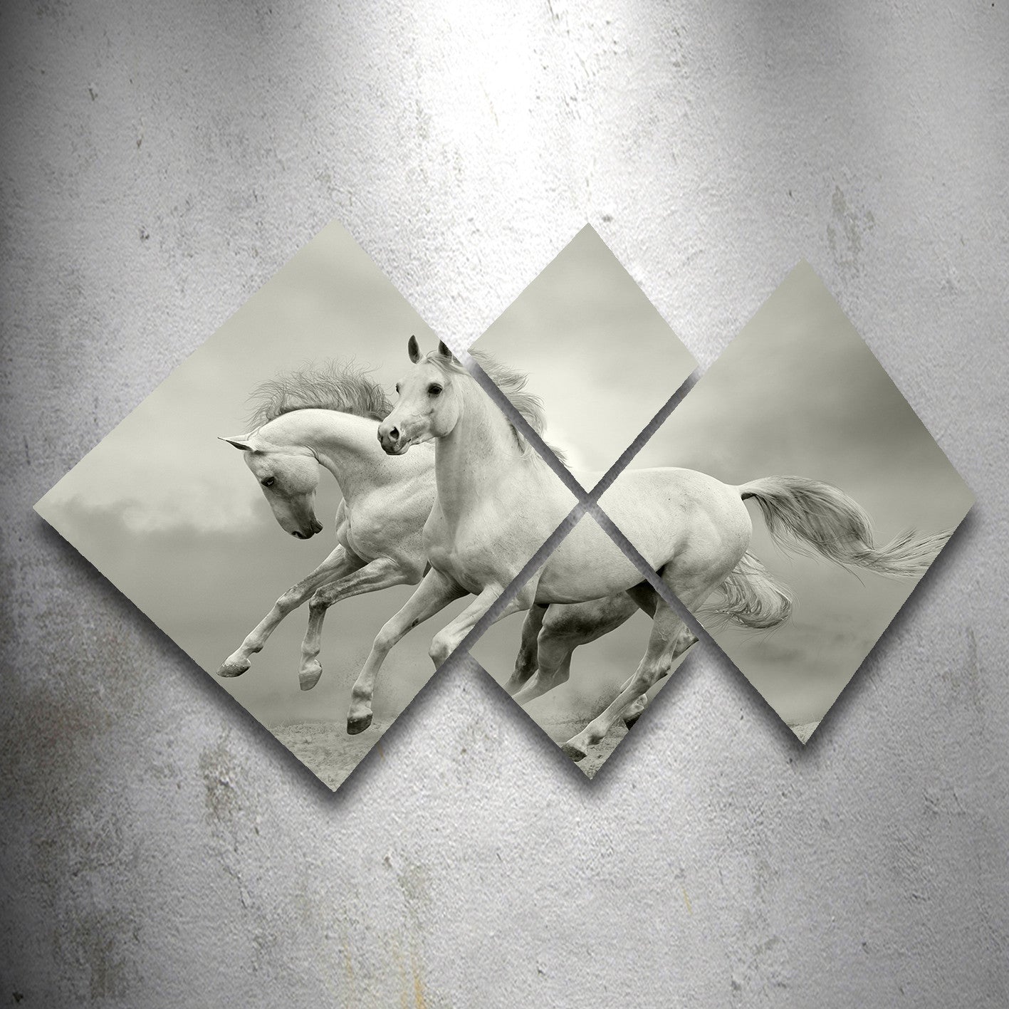 Conjunto Decorativo MDF Multicolor 4 Peças - Impressão UV Premium para Parede