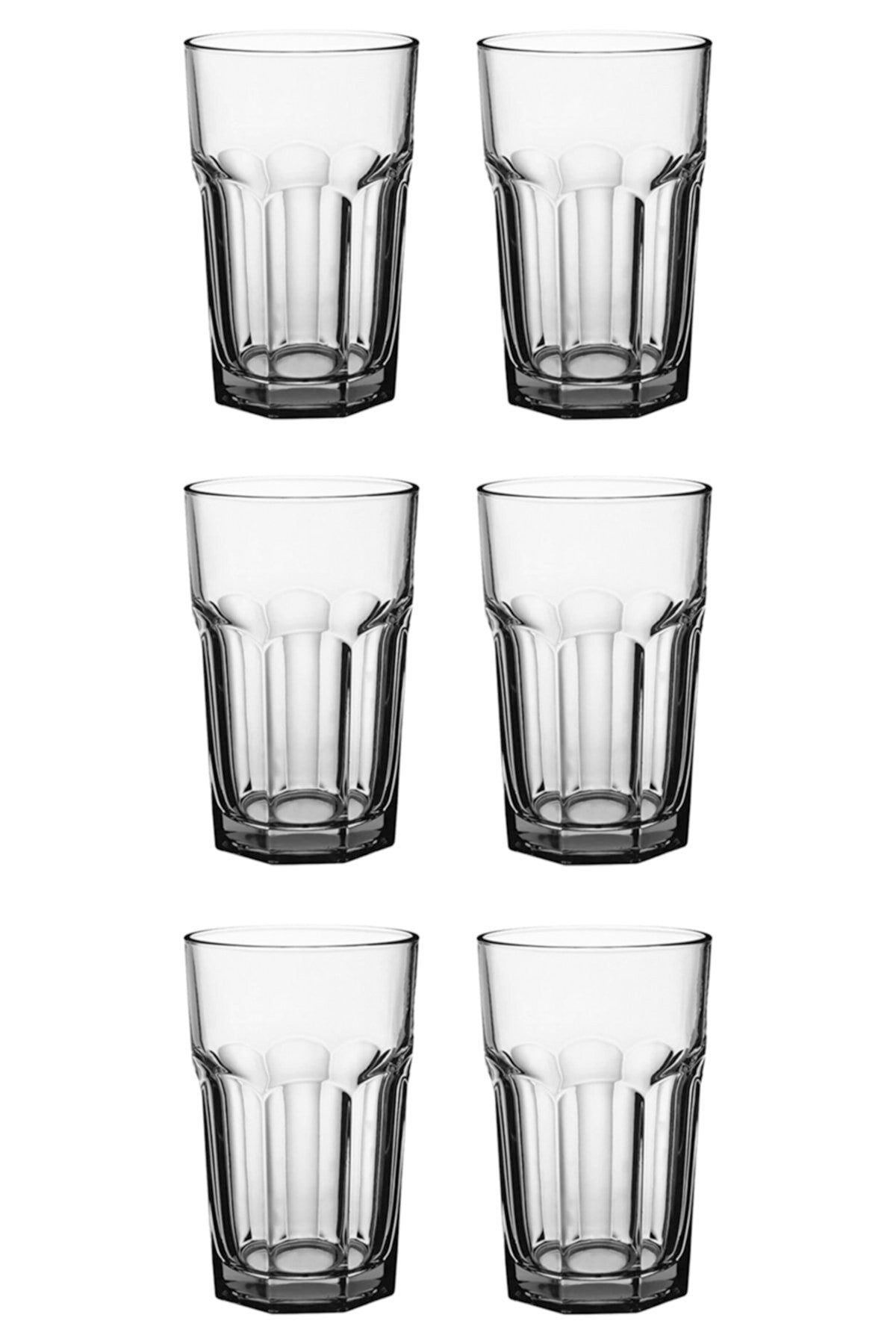 Conjunto de Copos – 8.3 x 8.3 x 12.1 cm – Transparente – Vidro