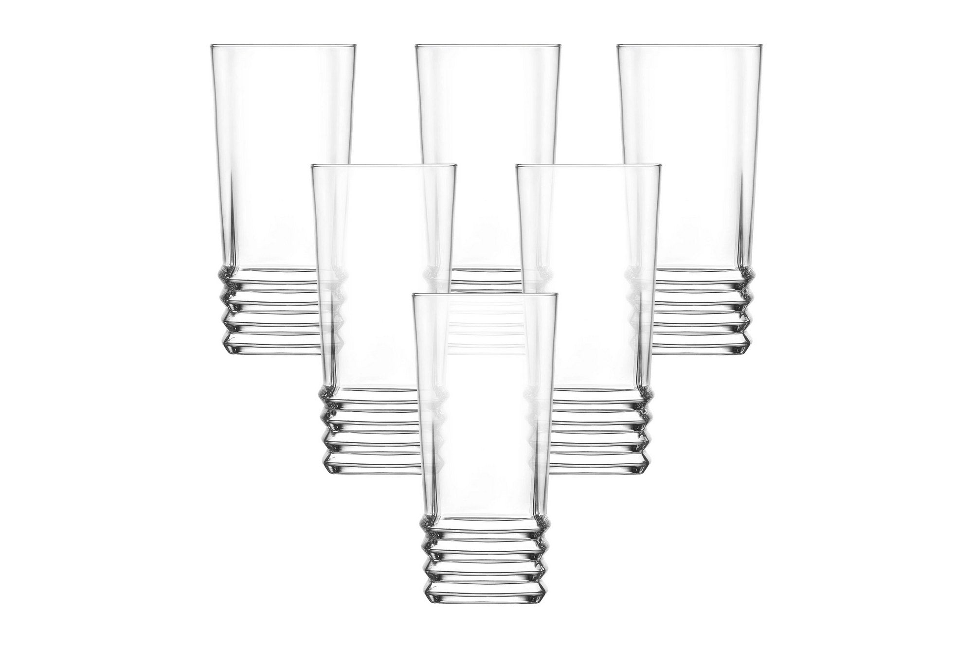 Conjunto de Copos (6 Peças)-Lv-Elg379F-Transparente
