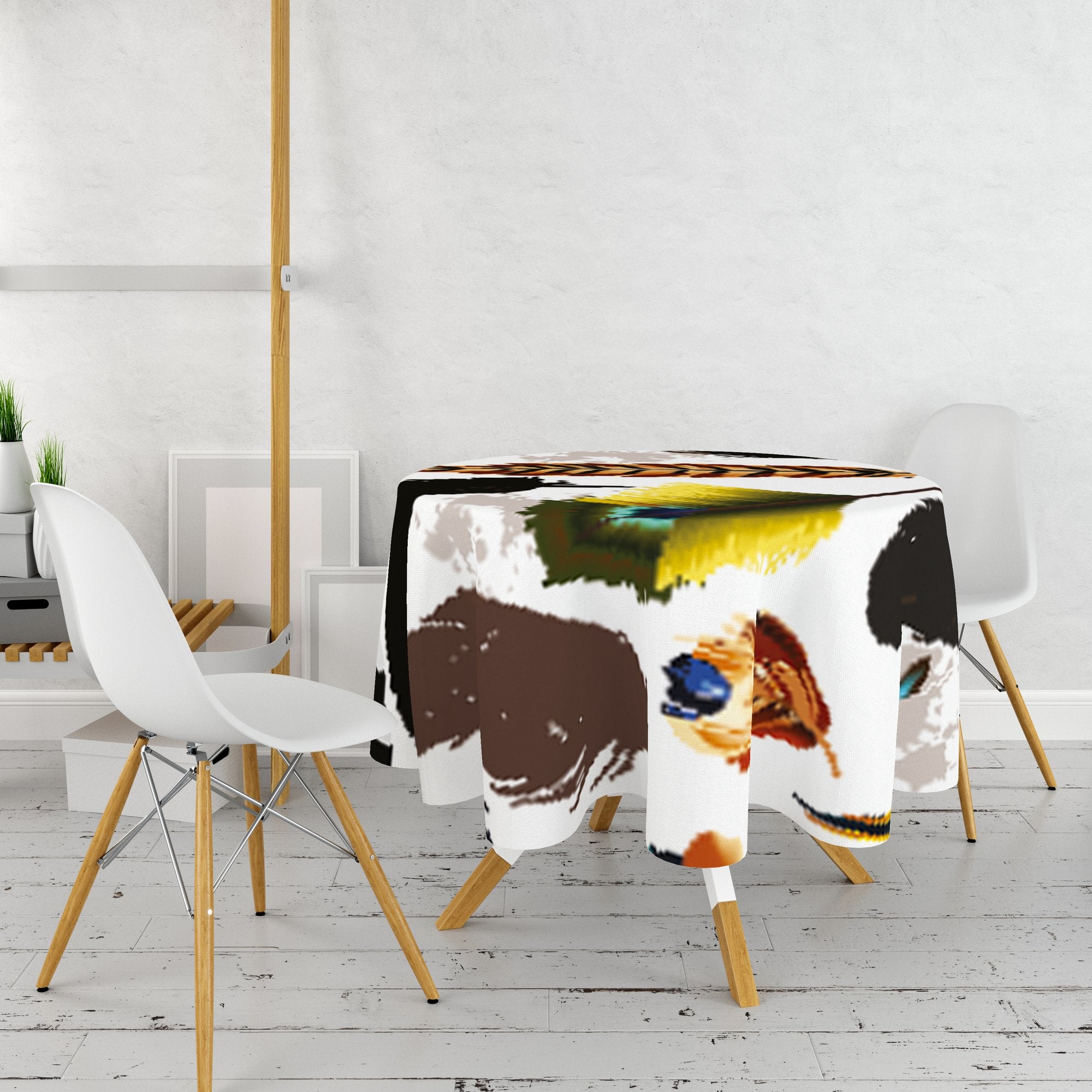 Toalha de mesa-Tblc 19-Multicolorido
