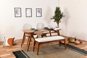 Conjunto de mesa e cadeiras (4 peças)-Touch-Nozes
Creme