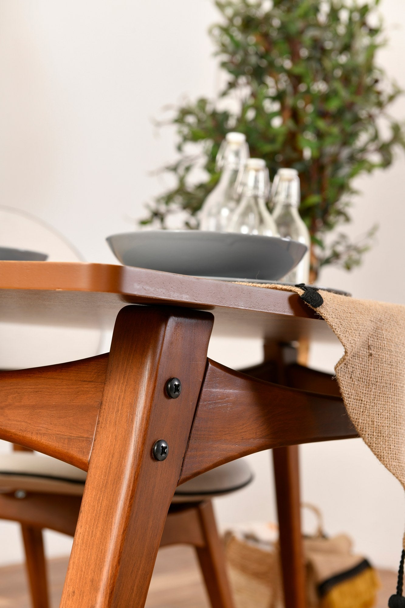 Conjunto de mesa e cadeiras (4 peças)-Touch-Nozes
Creme