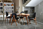Conjunto de mesa e cadeiras (5 peças)-Touch-Nogueira
Antracite
