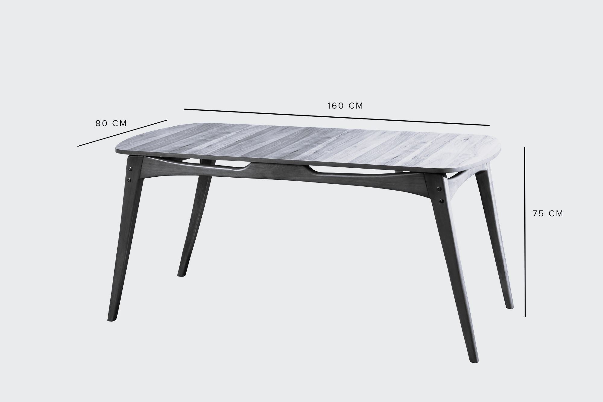 Conjunto de mesa e cadeiras (5 peças)-Touch-Carvalho
Bege