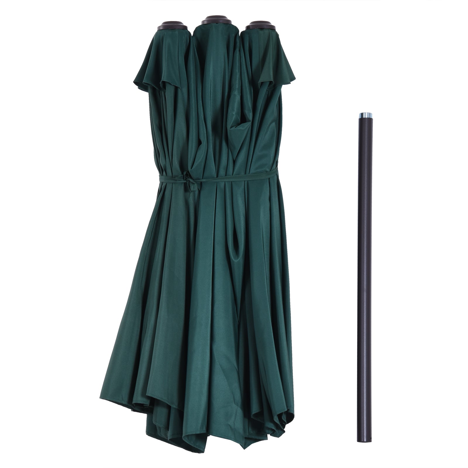 Chapéu de Sol Duplo Verde 455x265x238 cm