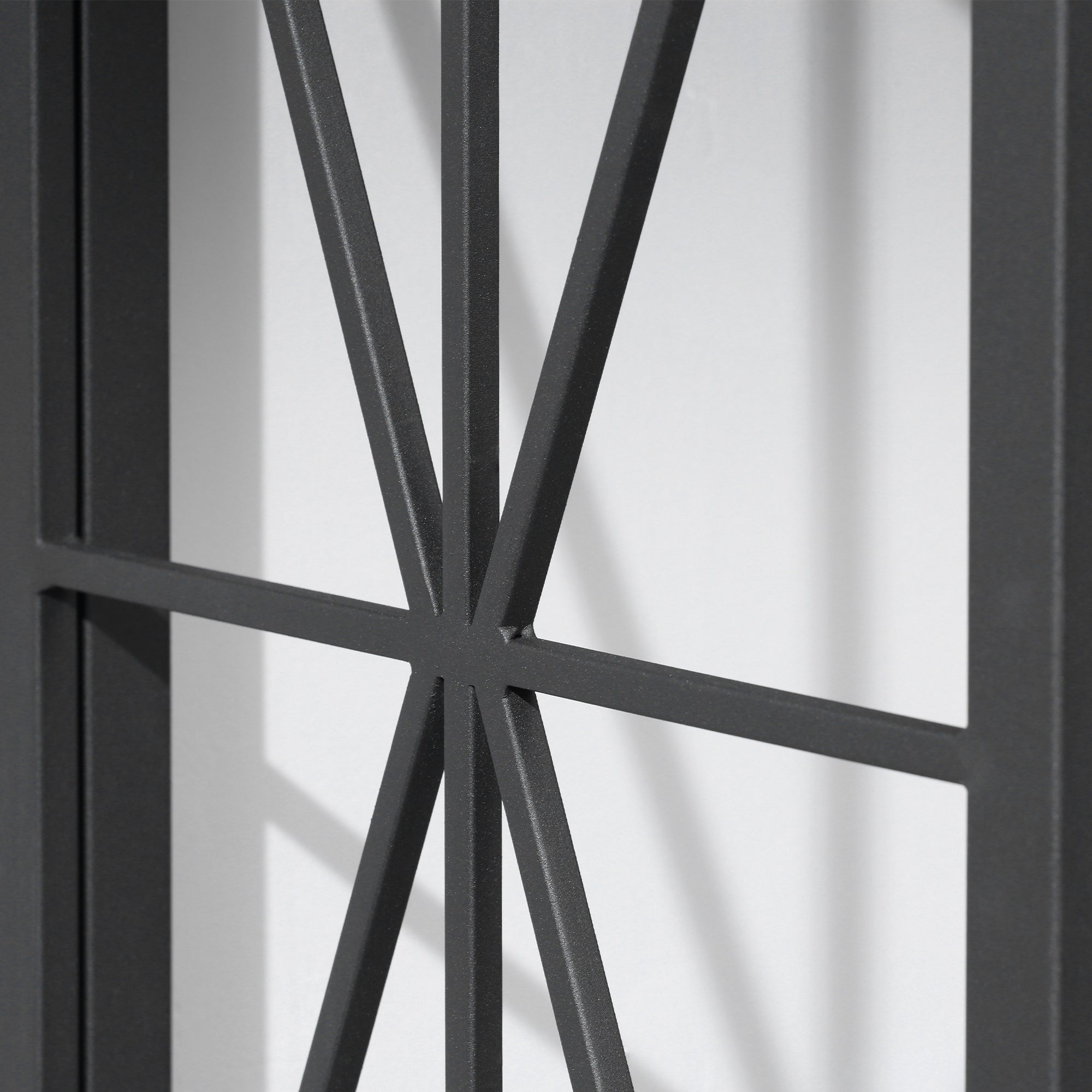 Mesa Consola Estilo Industrial 100x38x80cm Marrom e Preto