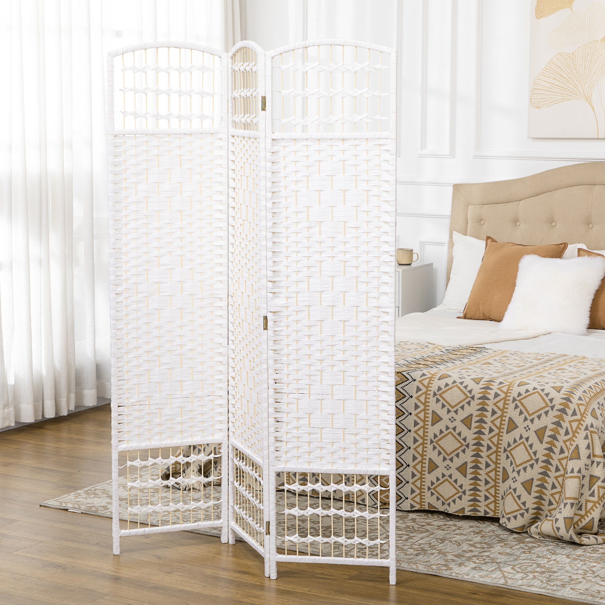 Biombo Separador de Ambientes 120x170 cm Branco
