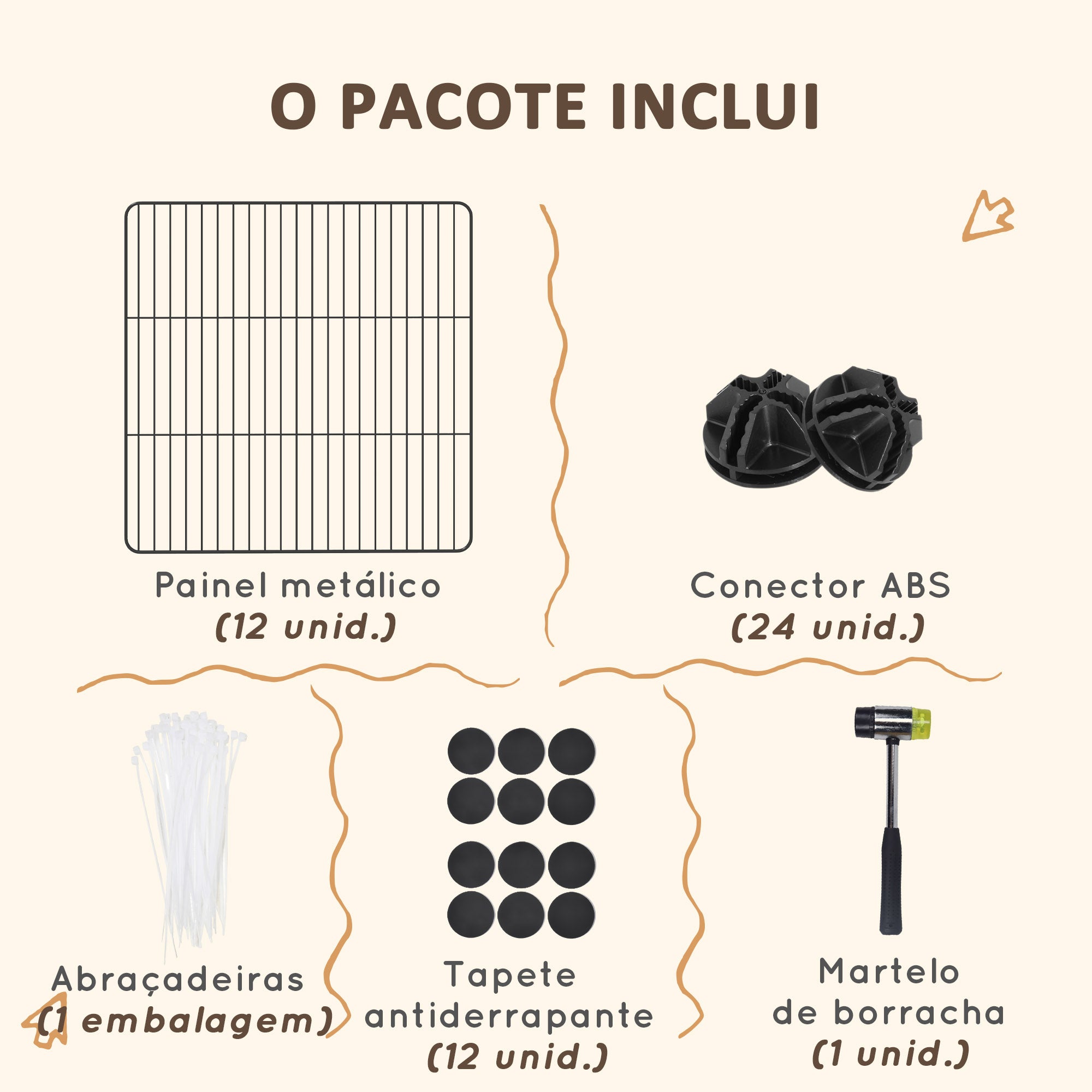 Recinto Metálico para Animais de Estimação 140x70x35 cm Preto