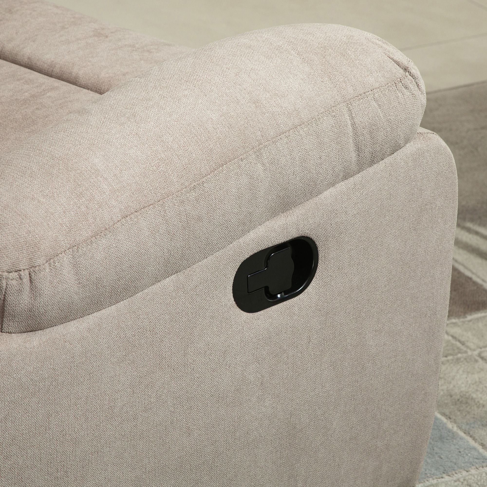 Poltrona Reclinável Bege 93x88x102 cm - Relaxamento e Conforto Garantidos