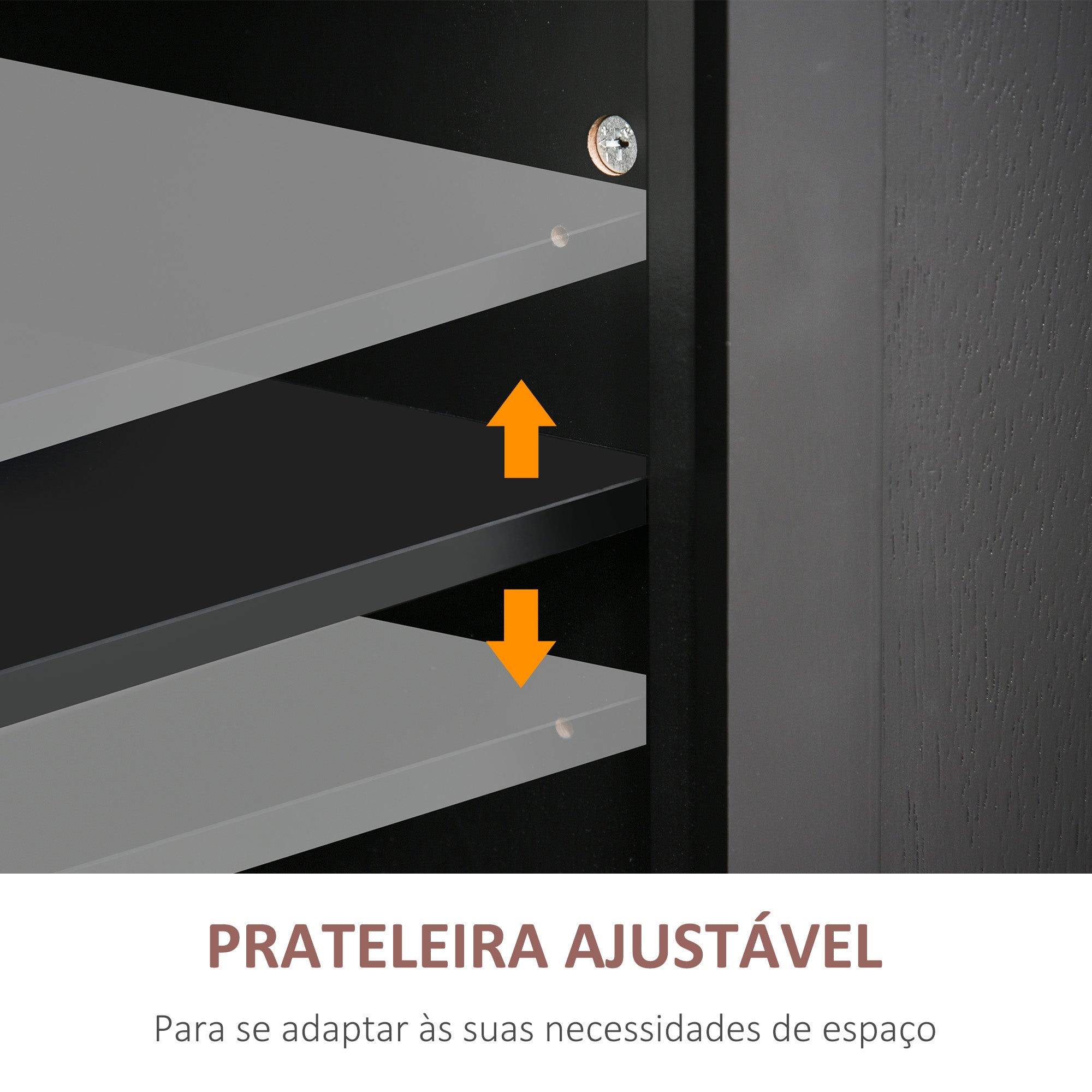 Ilha de Cozinha Móvel – 111x44,5x82,5 cm – Preto – MDF, madeira melamina e madeira de borracha