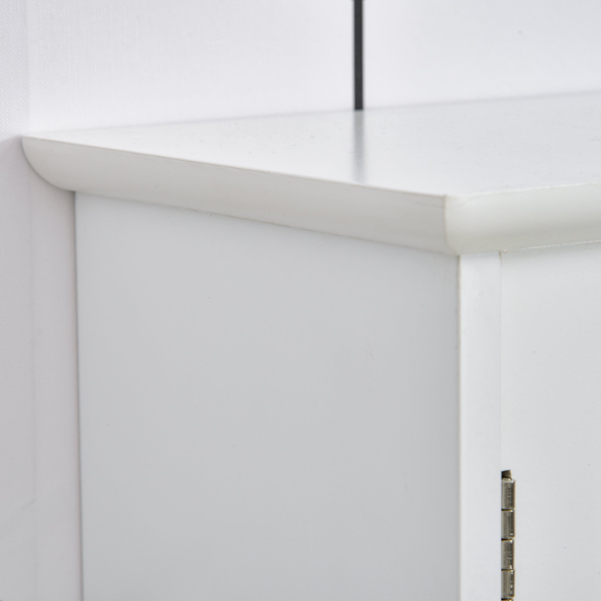 Gabinete de Banheiro com Espelho e Prateleiras 60x18x63 cm - Branco