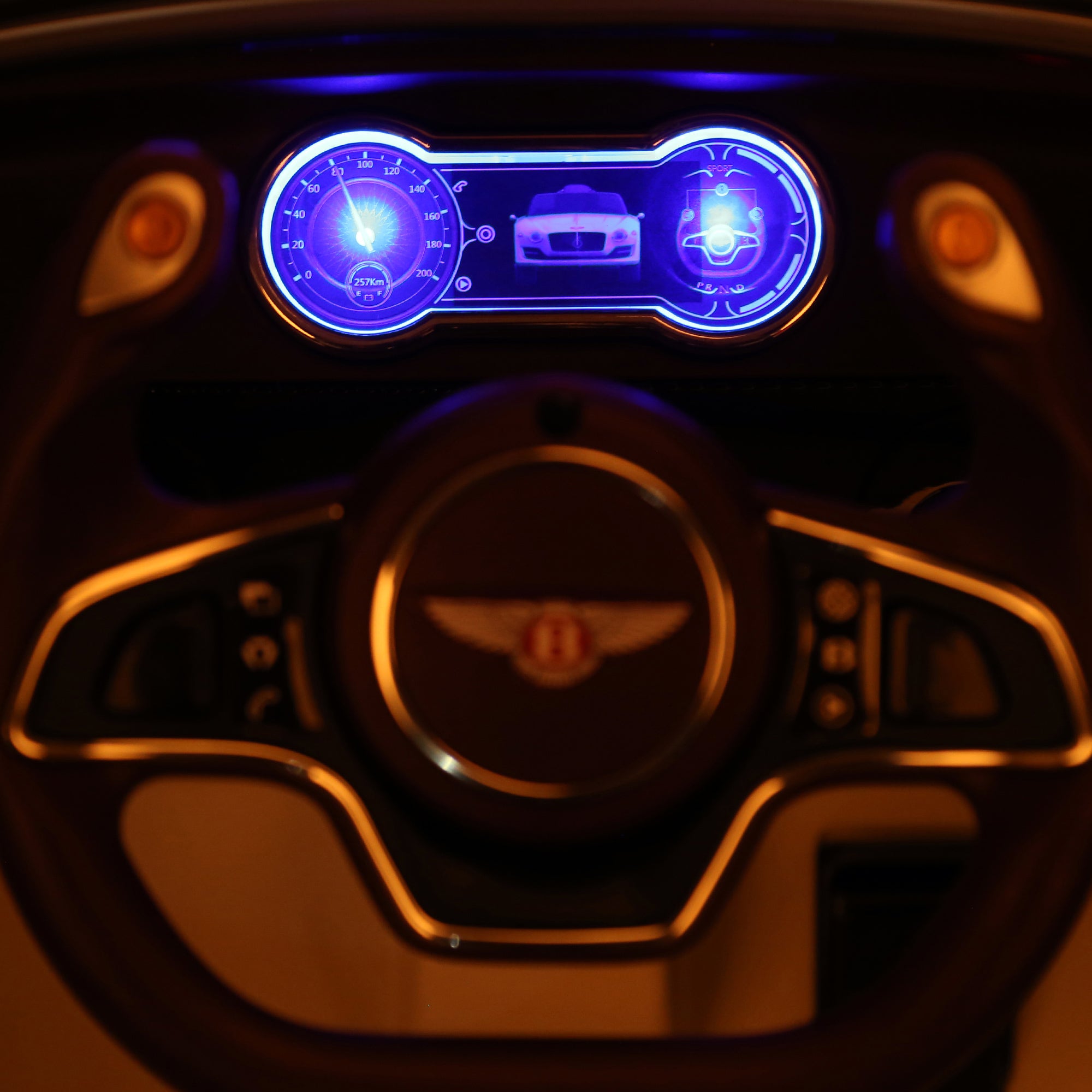 Carro Elétrico Infantil Licenciado 108x60x43 cm - Branco