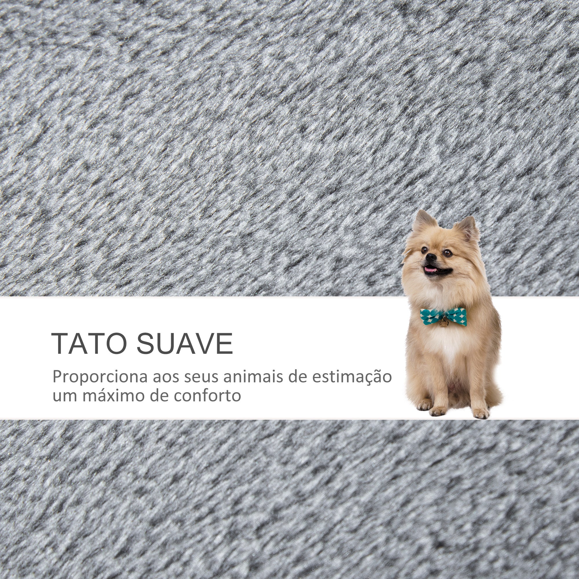 Escada para Animais de Estimação 45x40x68 cm Cinza