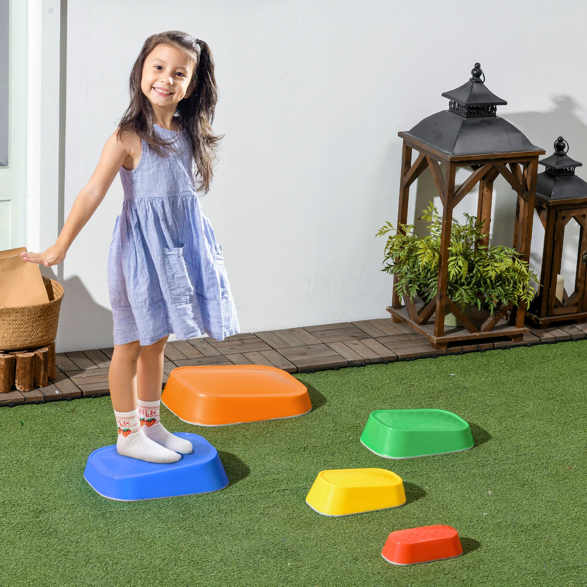 Conjunto de Equilíbrio para Crianças Multicor 36x27,5x31 cm