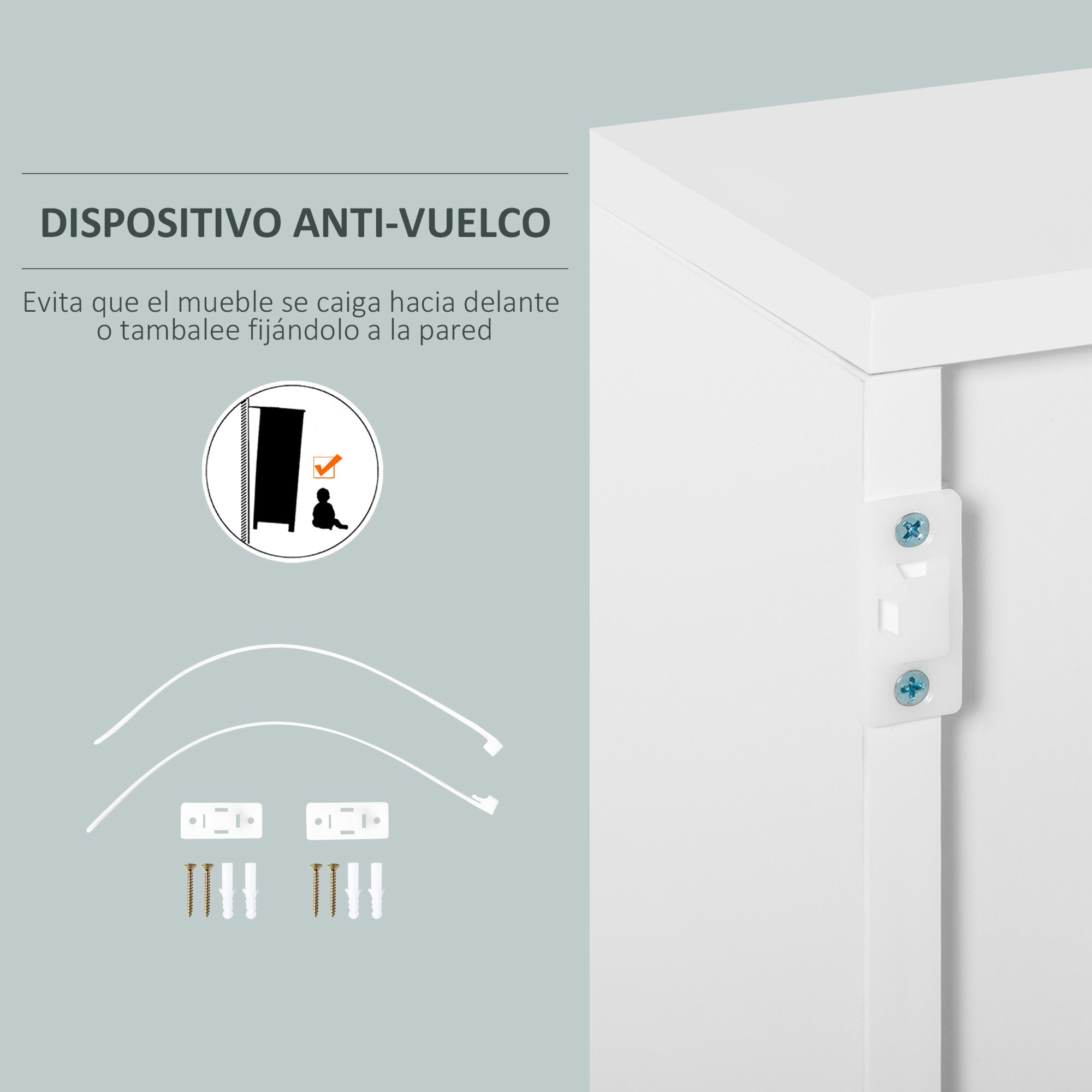 Aparador Auxiliar Cinza 79x36x74cm com 2 Portas, 2 Gavetas e Prateleira Ajustável
