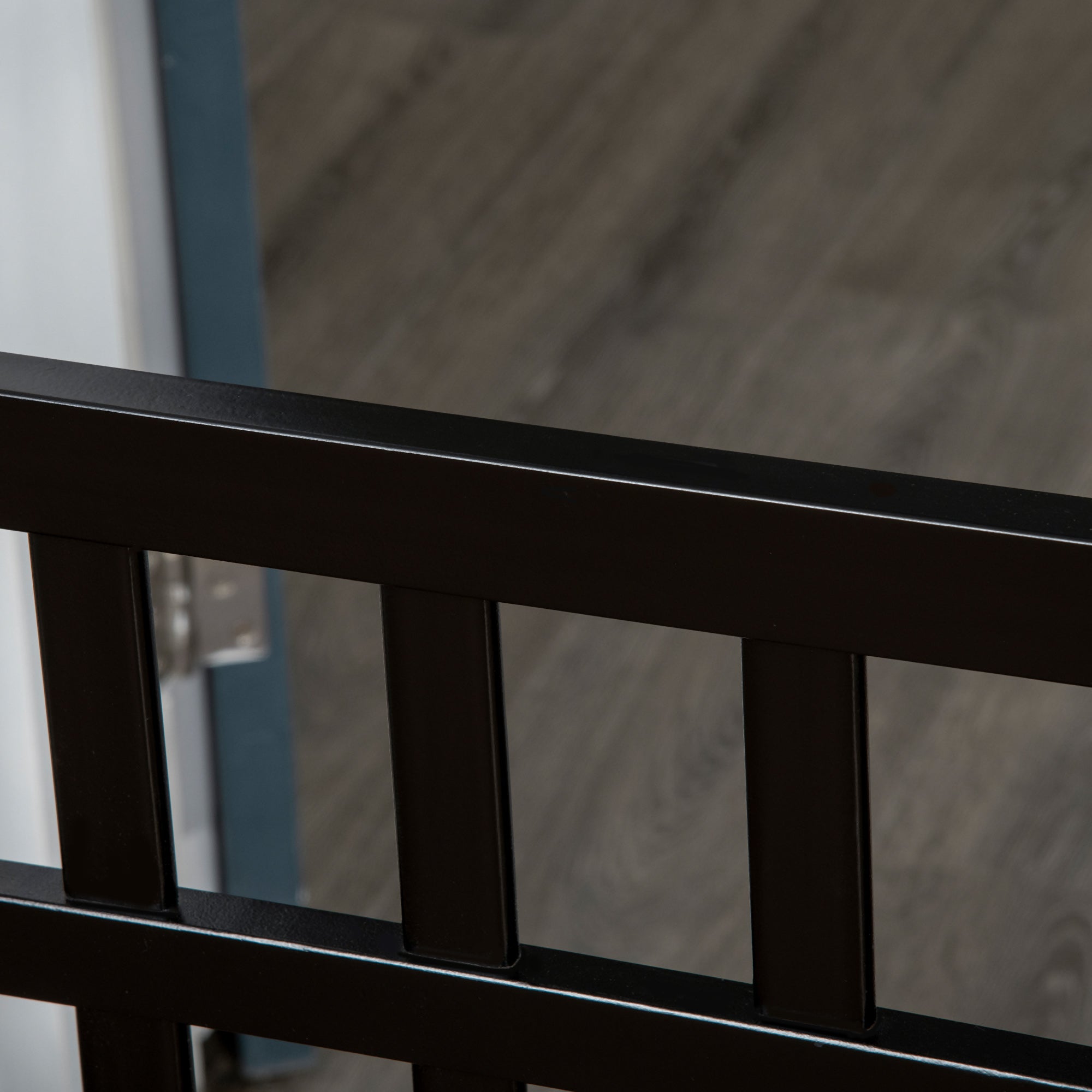 Barreira de Segurança Dobrável para Cães 181x35x76cm - Cor Preto
