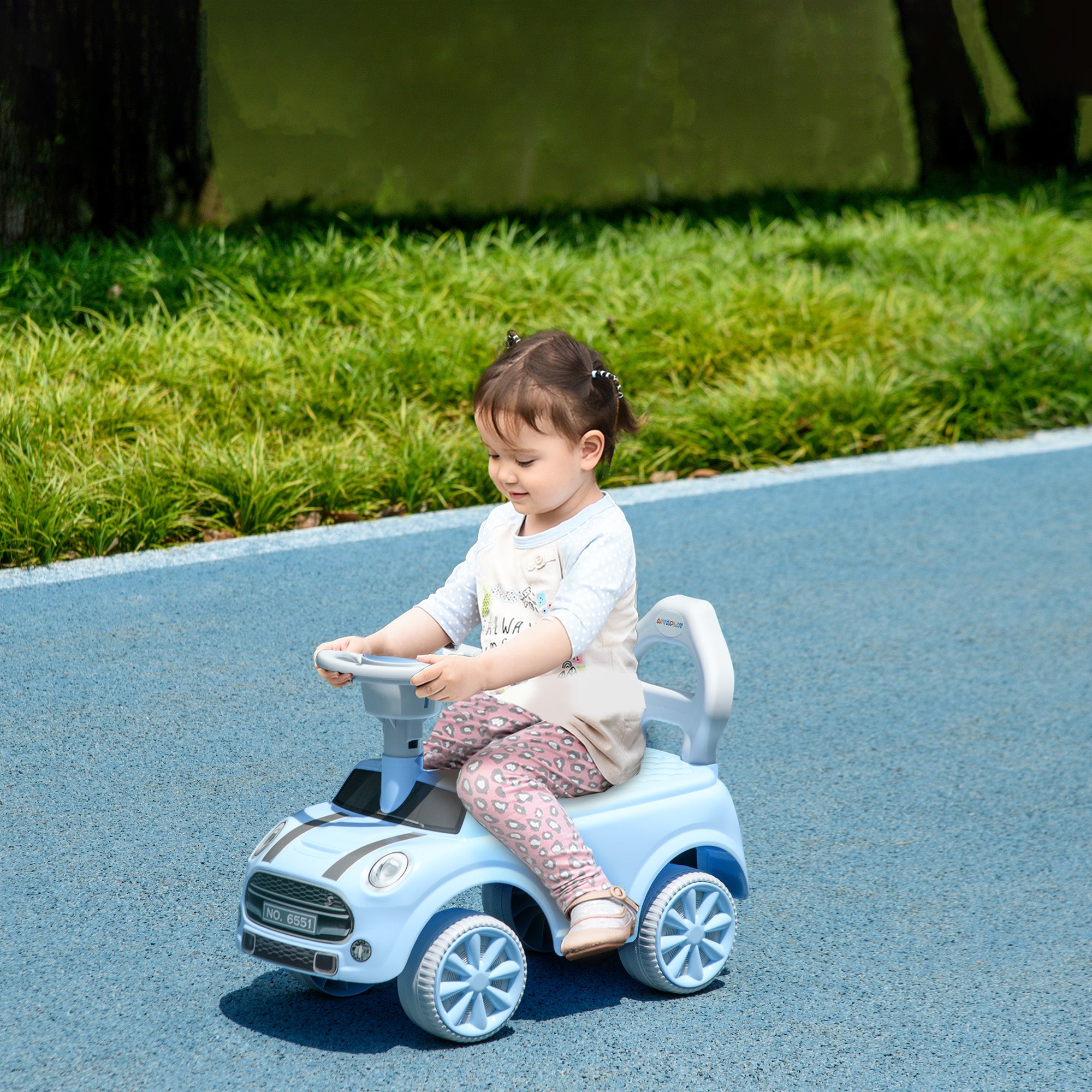 Carro Andador para Bebés Azul Claro 53x25x35 cm