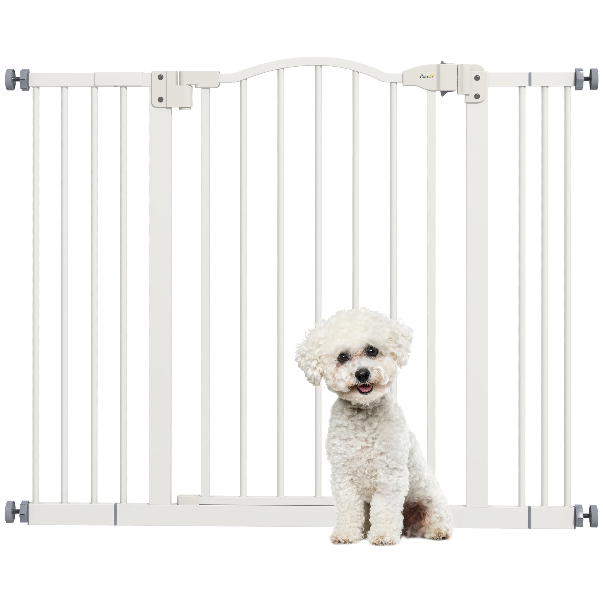 Barreira de Segurança para Cães - 74-100 cm - Branco