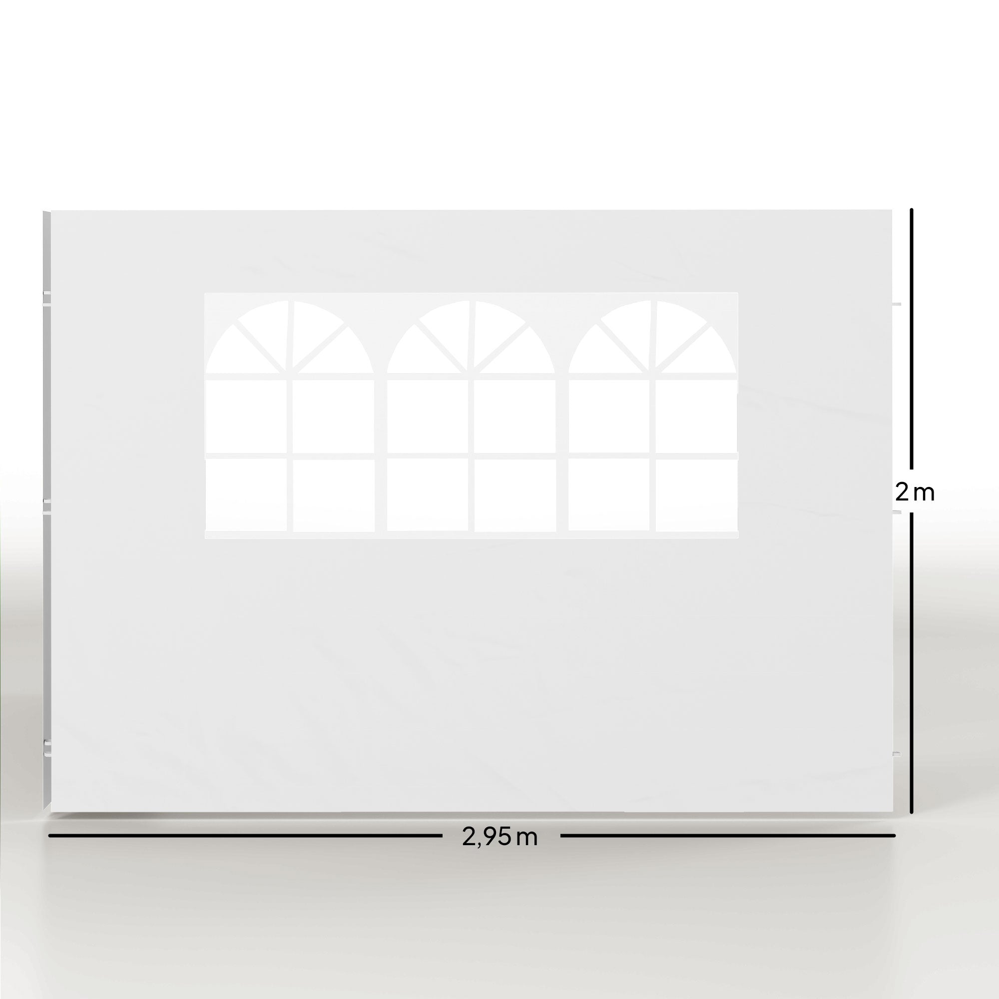 Paredes Laterais para Tenda 300x200 cm Branco